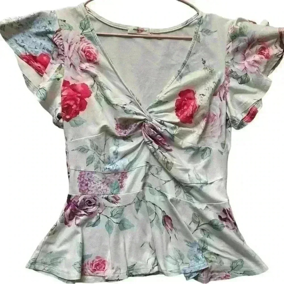 Y2K Floral Cami - Picture 2 of 6